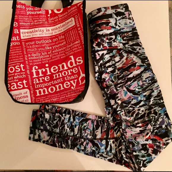 Lululemon Athletica Pants Jumpsuits Break Free Tight 25 Culture Clash Sz 4 Poshmark